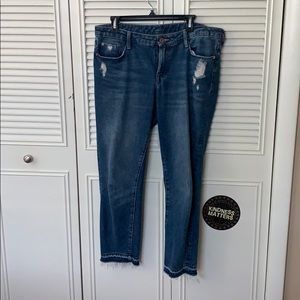 Low waist ankle jeans size 30